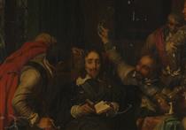 Charles Ier insulté par les soldats de Cromwell - Поль Делярош