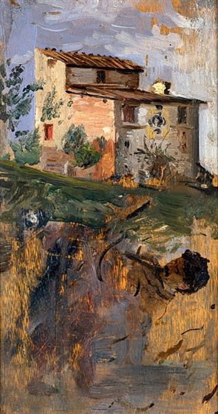 Small house (sketch), 1880 - 1885 - Cristiano Banti