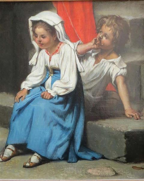 Neapolitan children, 1880 - Эрнст Эбер