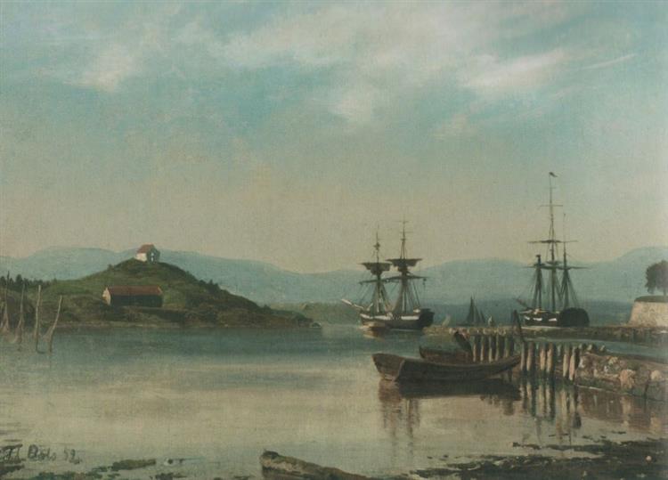 Landscape, 1852 - Адольф Тидеманд