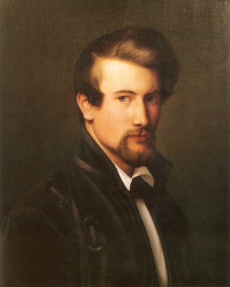 Self-portrait, 1838 - Адольф Тідеманн