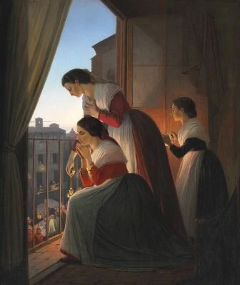 Evening in Rome, 1866 - Jørgen Sonne