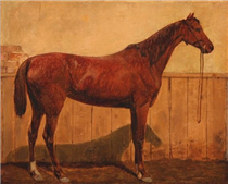 A horse in a stable - Jørgen Sonne