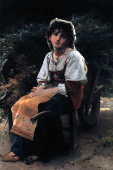 The wheelbarrow, 1881 - Léon Bazile Perrault