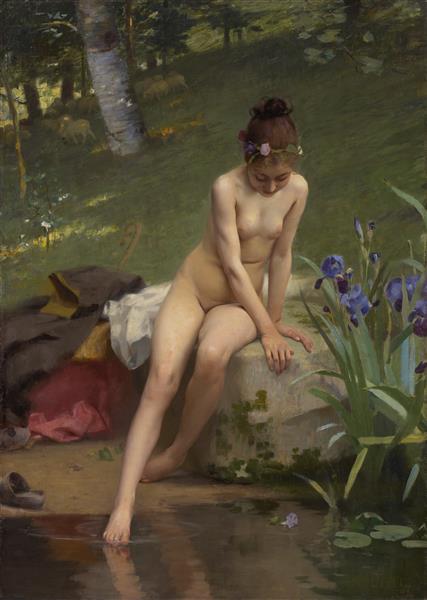 The Little Shepherdess, 1892 - Пол Пил