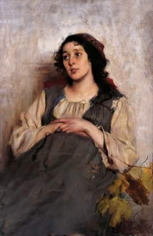 Maternity, 1890 - Cesare Tallone