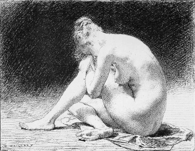 The slave, 1894 - Diogène Maillart