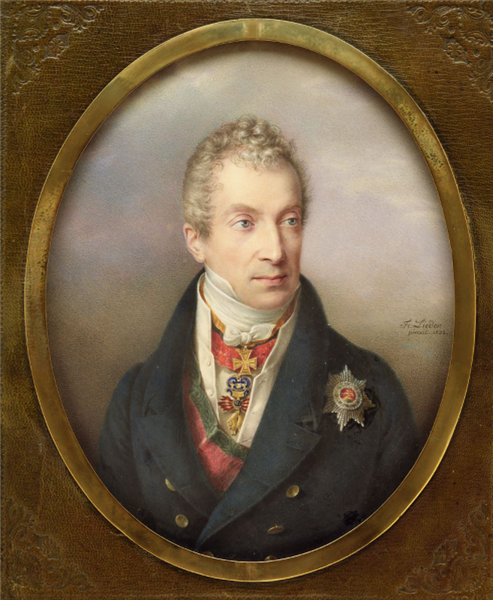 Prince Klemens Wenzel Lothar von Metternich (1773–1859), 1822 - Friedrich Johann Gottlieb Lieder