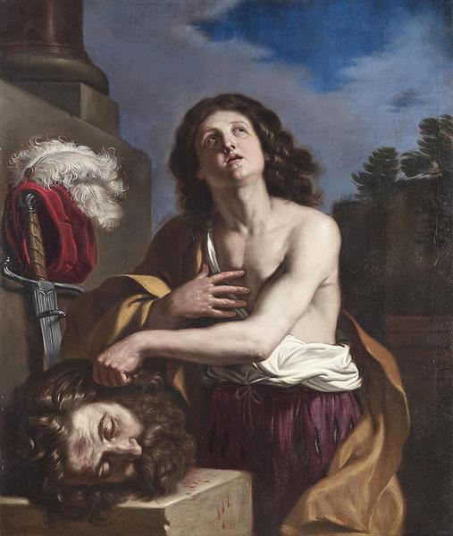 David with the Head of Goliath - Giovanni Francesco Barbieri