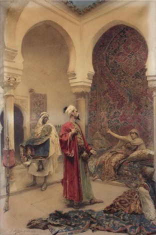 Her master's arrival, 1897 - Gustavo Simoni