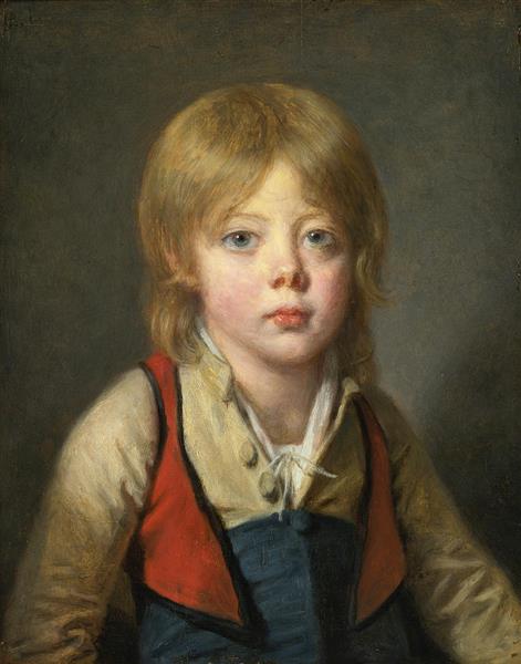 Young Peasant Boy - Жан-Батист Грёз