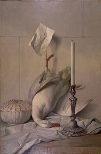 Nature morte au canard blanc - Jean-Baptiste Oudry