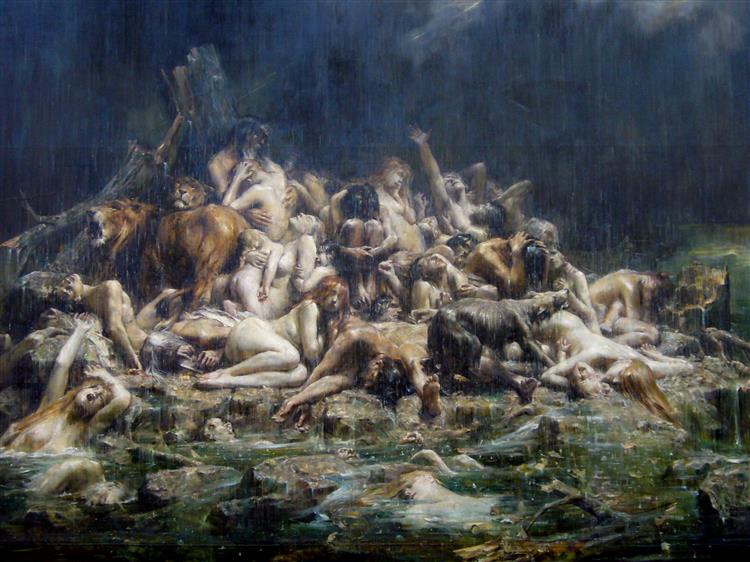 Le Déluge, 1911 - Леон Комер
