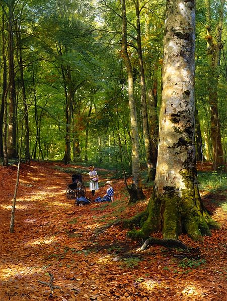 The Woodland Glade, 1898 - Peder Mørk Mønsted