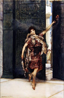 A Bacchante Dancing Before the Thymele - Sir Lawrence Alma-Tadema