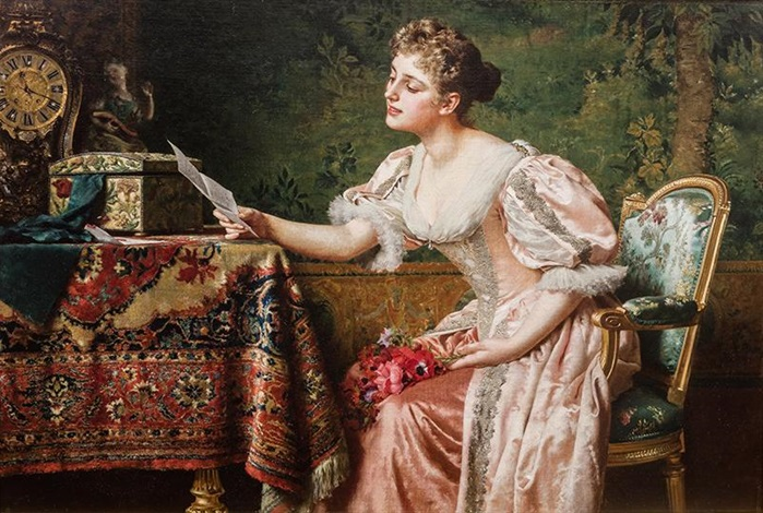 The letter, 1897 - Wladyslaw Czachorski