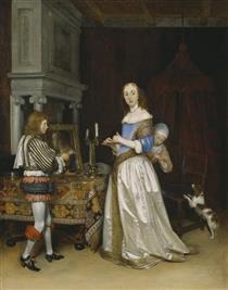 Lady at her Toilette - Gerard Terborch