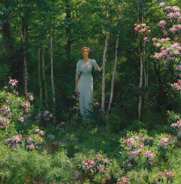 The Edge of the Woods, 1912 - Charles Courtney Curran