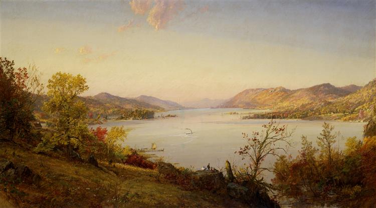 Greenwood Lake, 1875 - Jasper Francis Cropsey