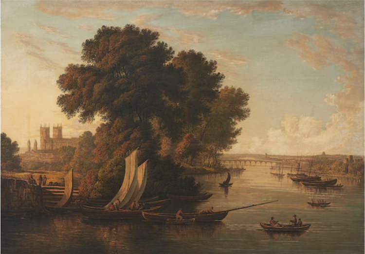 A view of the city of York - John Glover