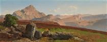 Mountain landscape (Carnic Alps) - Albert Zimmermann