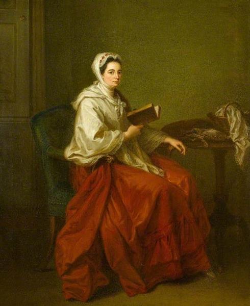 Mrs Russell (1707–1764), Wife of Colonel Charles Russell - Angelica Kauffman