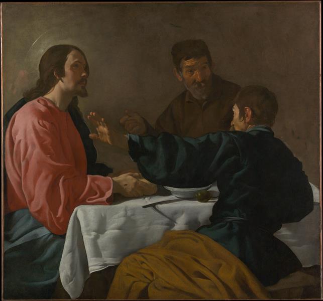 Supper at Emmaus, 1620 - Дієго Веласкес