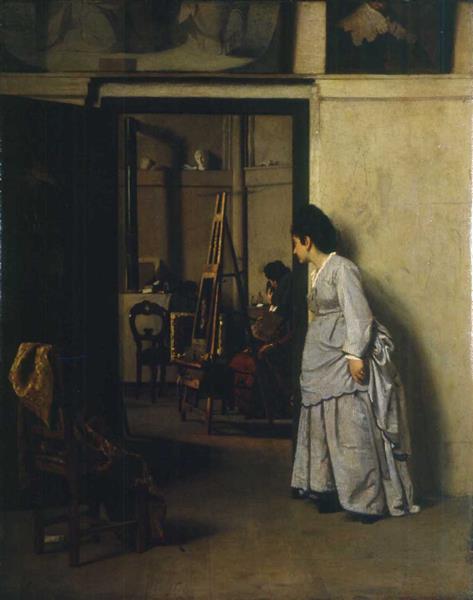 The jealous wife, 1873 - Giacomo Favretto