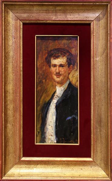 Portrait of Angelo Dall’Oca Bianca, 1887 - Giacomo Favretto