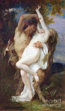 Nymph Abducted by a Satyr - Alexandre Cabanel