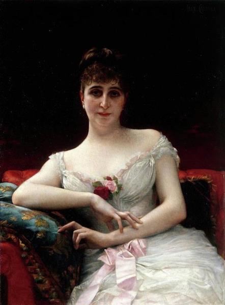 Portrait de Madame Edouard Hervé, 1884 - Александр Кабанель