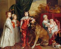 Die fünf Kinder Karls I. - Anthonis van Dyck