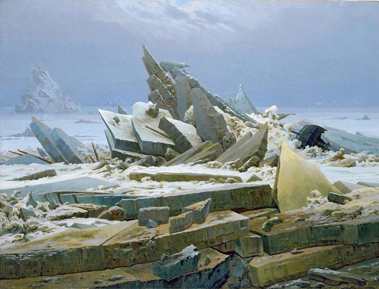 Северный Ледовитый океан, 1823 - 1824 - Каспар Давид Фридрих