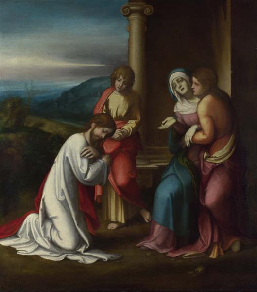 Christ taking leave of his Mother - Antonio da Correggio