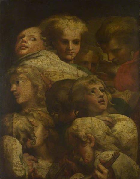 Group of Heads - Antonio da Correggio