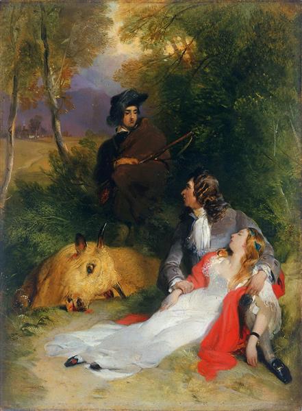 The Bride of Lammermoor - Edwin Henry Landseer