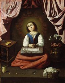 Дева Мария в детстве - Франсиско де Сурбаран