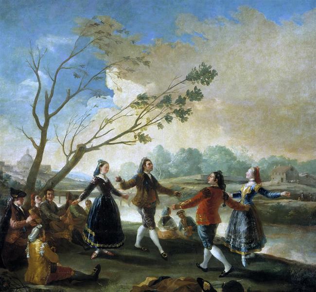 Dance of the Majos at the Banks of Manzanares, 1777 - Francisco Goya