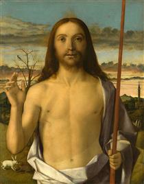 Christ Blessing Giovanni Bellini - Giovanni Bellini