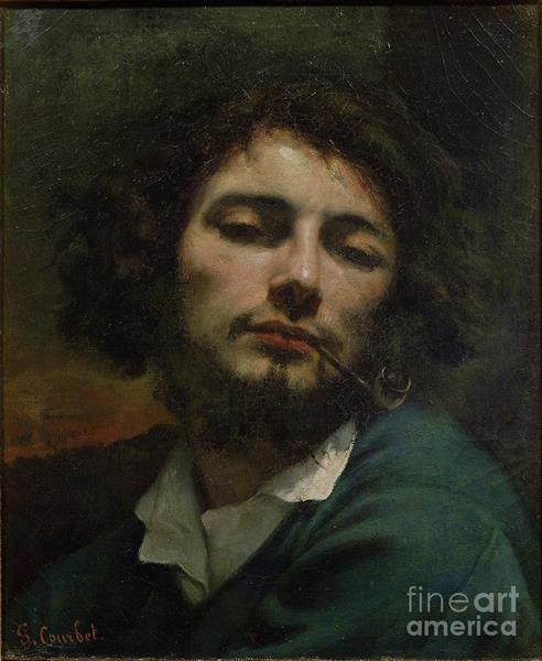 Self-Portrait (The Man with a Pipe), 1848 - 1849 - Gustave Courbet