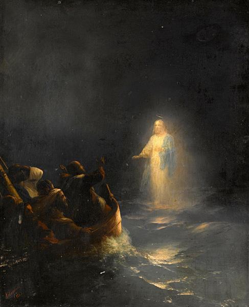 Jesus Walks on Water - Iwan Konstantinowitsch Aiwasowski