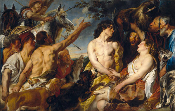 Meleager and Atalanta, 1624 - 雅各布·乔登斯