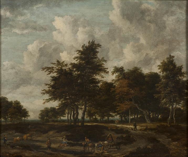 Road through a Grove - Якоб Исаакс ван Рёйсдал
