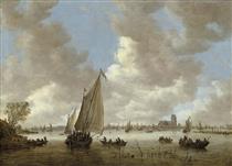 View Of Dordrecht From The North - Jan van Goyen