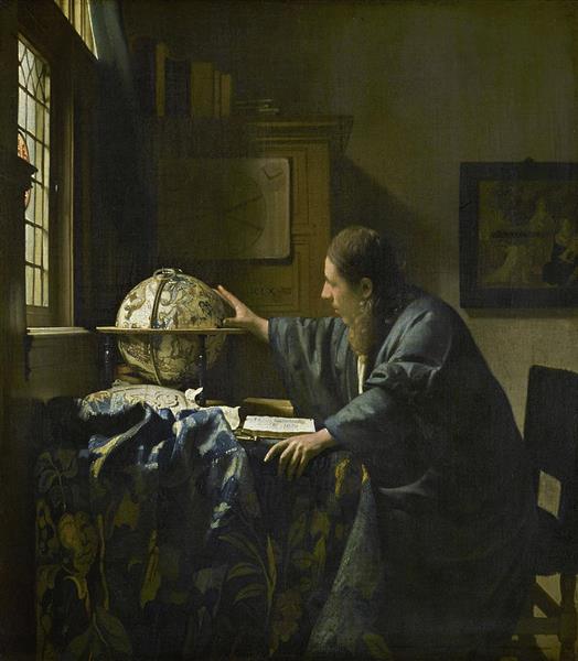 The astronomer, 1668 - Johannes Vermeer