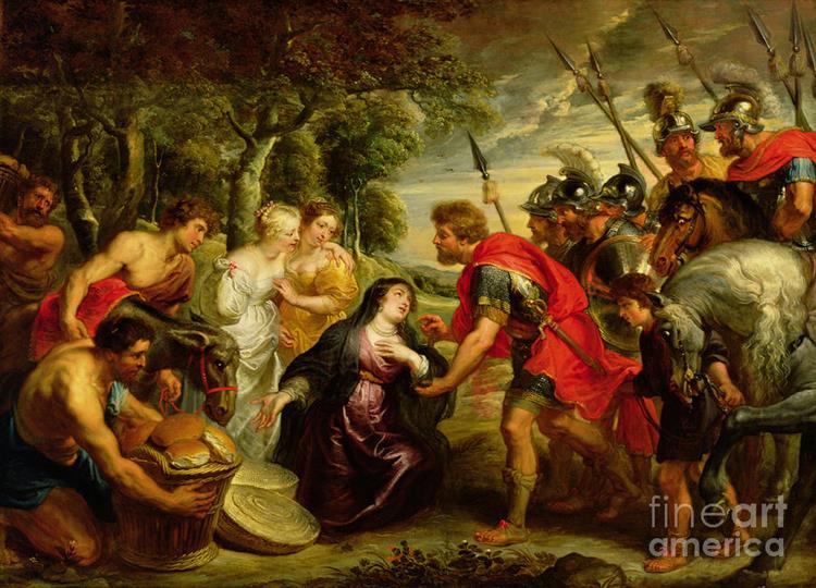 The Meeting of David and Abigail, c.1630 - Peter Paul Rubens