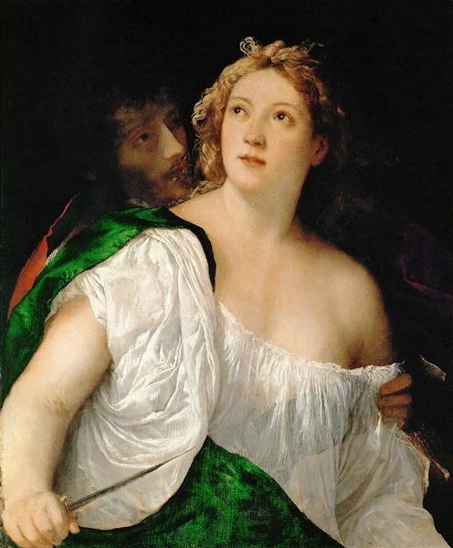 Suicide of Lucretia, 1515 - Titian