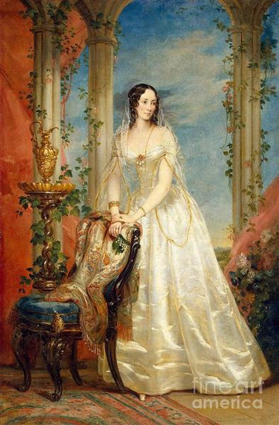 Portrait of Princess Zinaida Yusupova, 1840 - Крістіна Робертсон