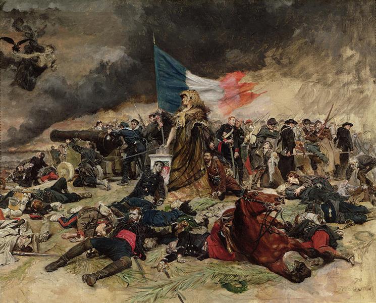 Allegory of the Siege of Paris - Ернест Месоньє