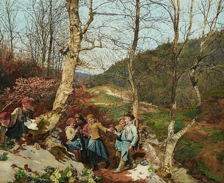 Early Spring in the Vienna Woods, 1861 - Ferdinand Georg Waldmüller